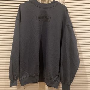 Taylor Swift The Eras Tour Blue Crewneck (international dates)
